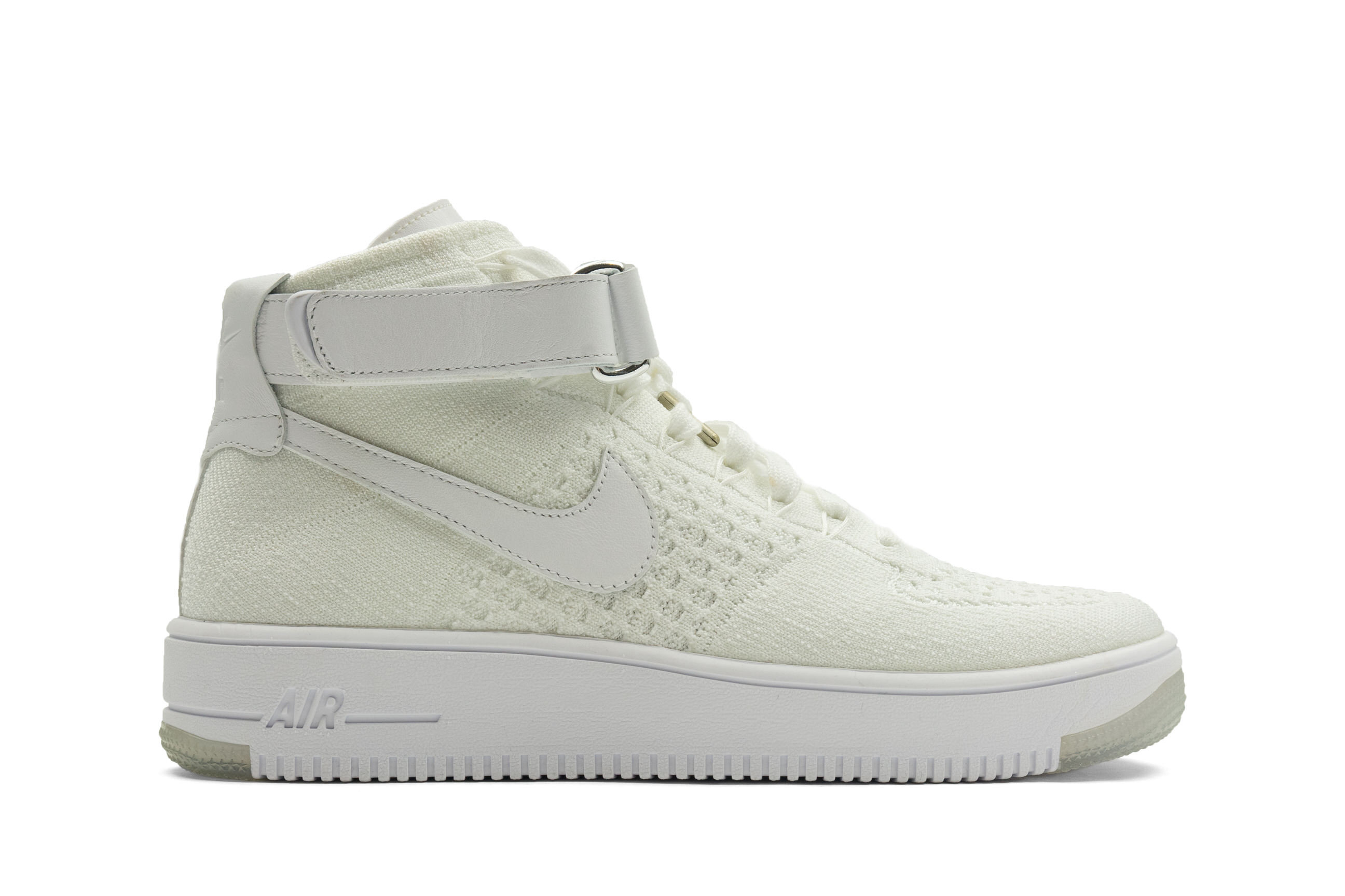 air force 1 flyknit triple white