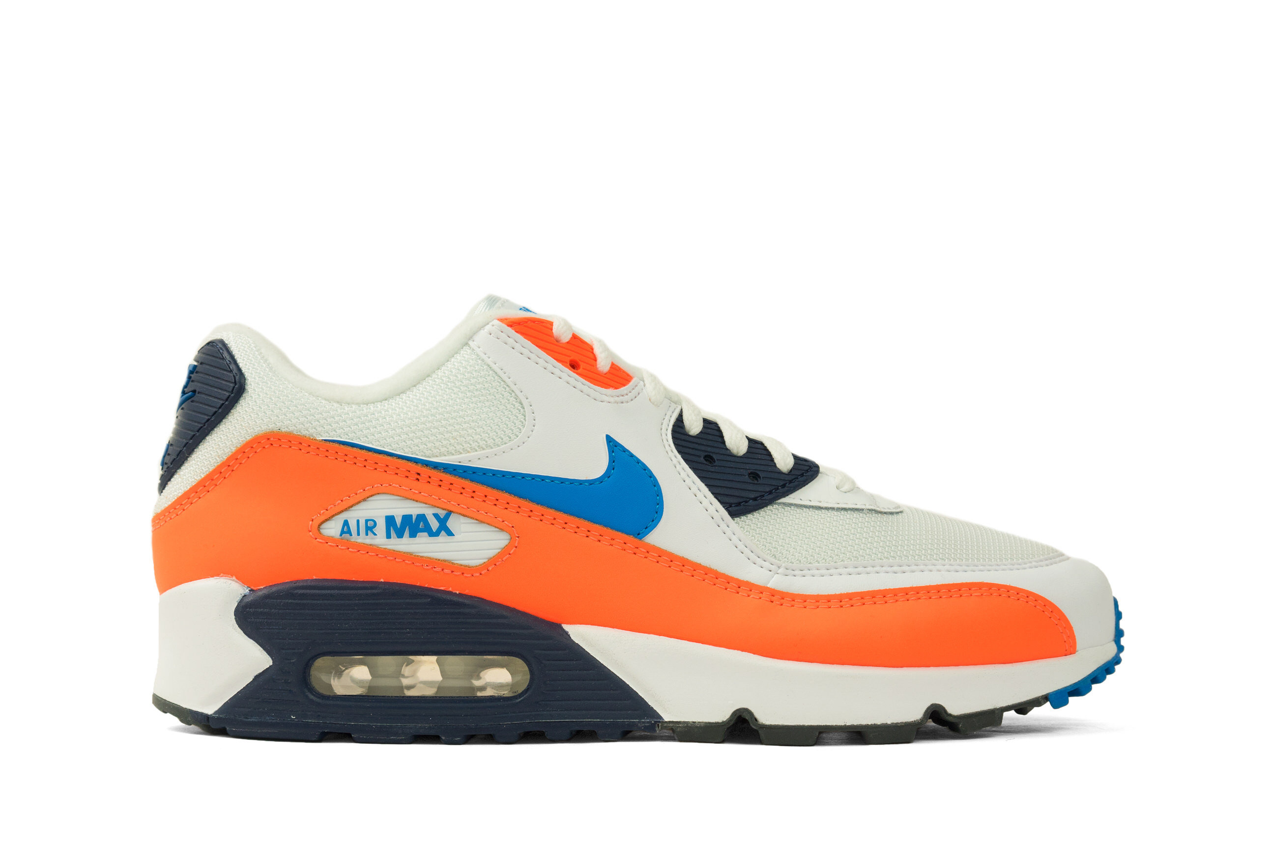 nike air max 90 white and orange