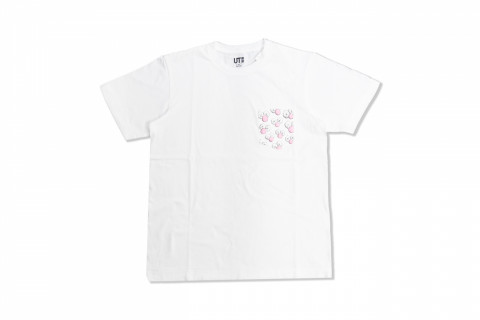 KAWS x Uniqlo BFF Pocket White Tee  KAWS x Uniqlo BFF Pocket White Tee