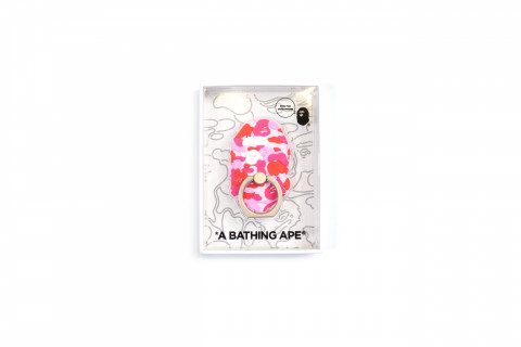 BAPE ABC Ape Head Smartphone Ring Pink