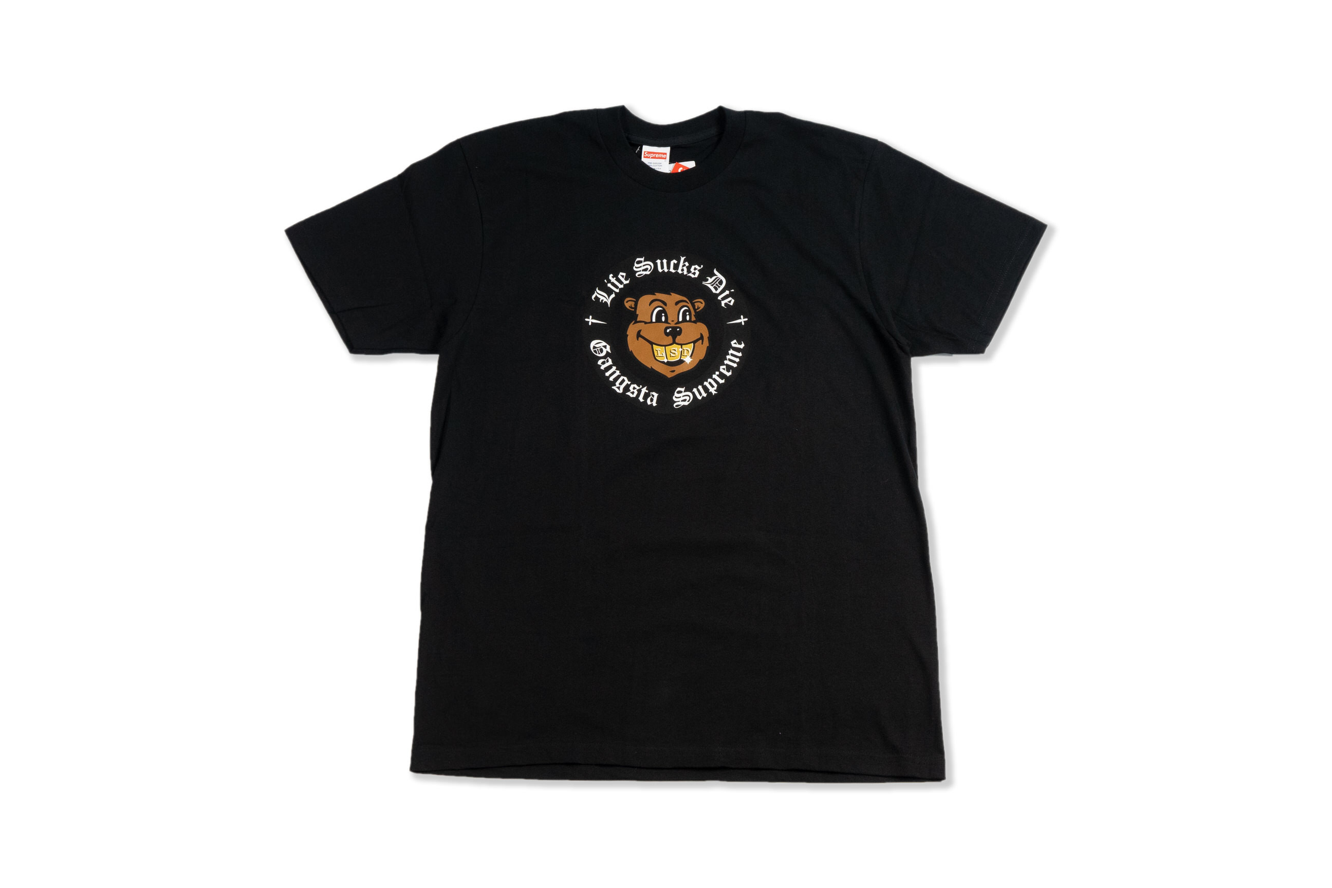 Supreme Life Sucks Die Black Tee GLAB.VN