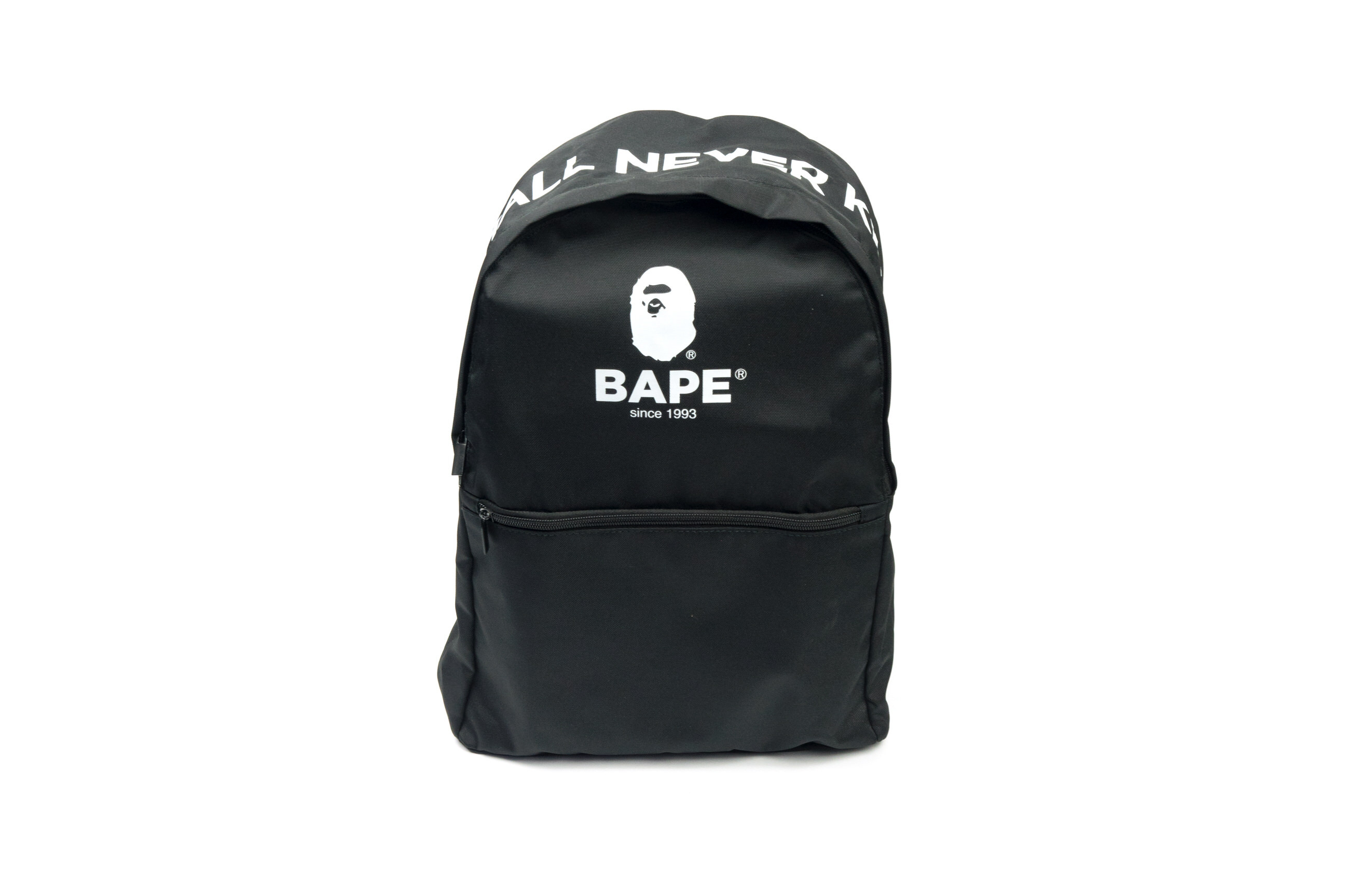 Bape Basic Black Backpack 