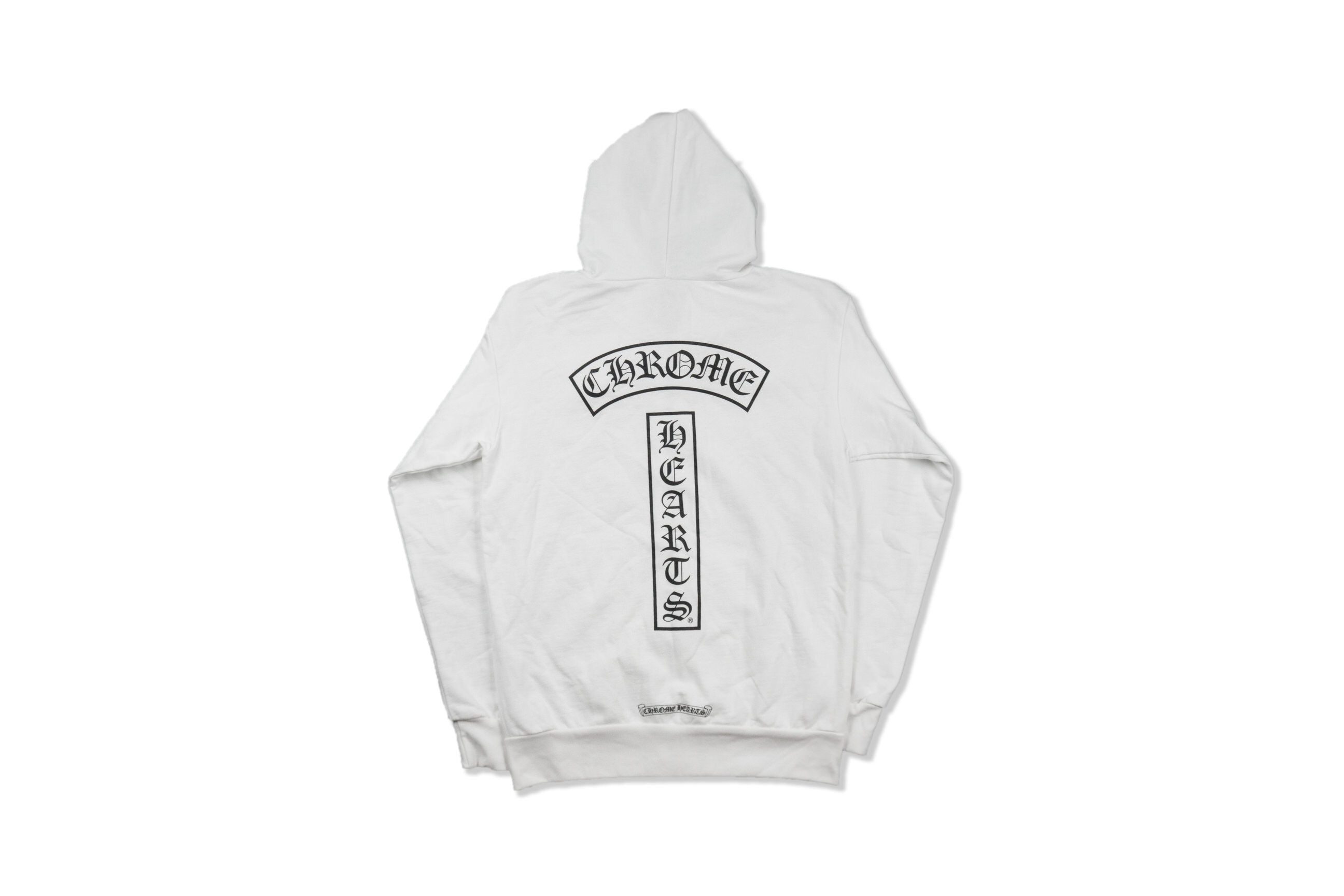 Chrome Hearts Dagger Cross White Hoodie 