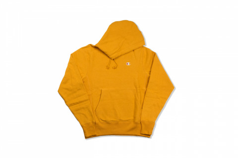 Champion Reverse Weave Logo Burnt Orange Hoodie Champion Reverse Weave Logo Burnt Orange Hoodie