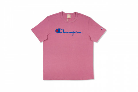 Champion Reverse Weave Reef Pink Tee - F9H7V2IT39