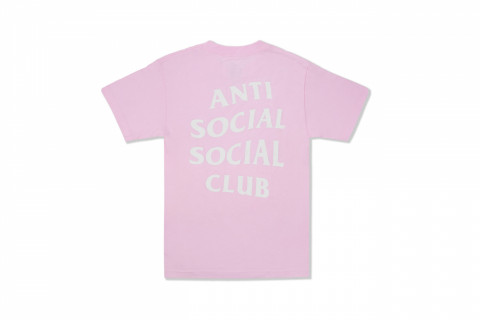 Anti Social Social Club Logo Two Pink Tee