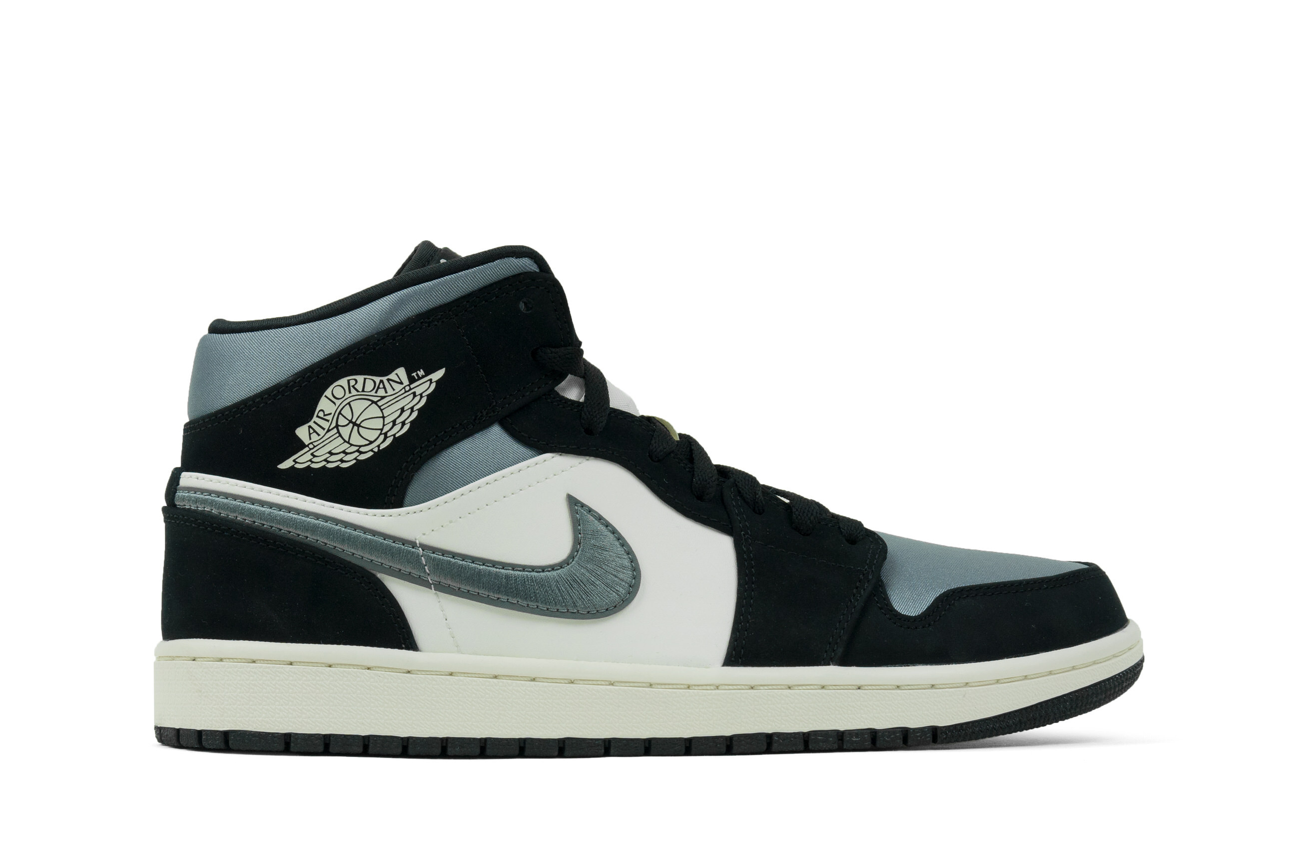 air jordan 1 mid se satin smoke grey