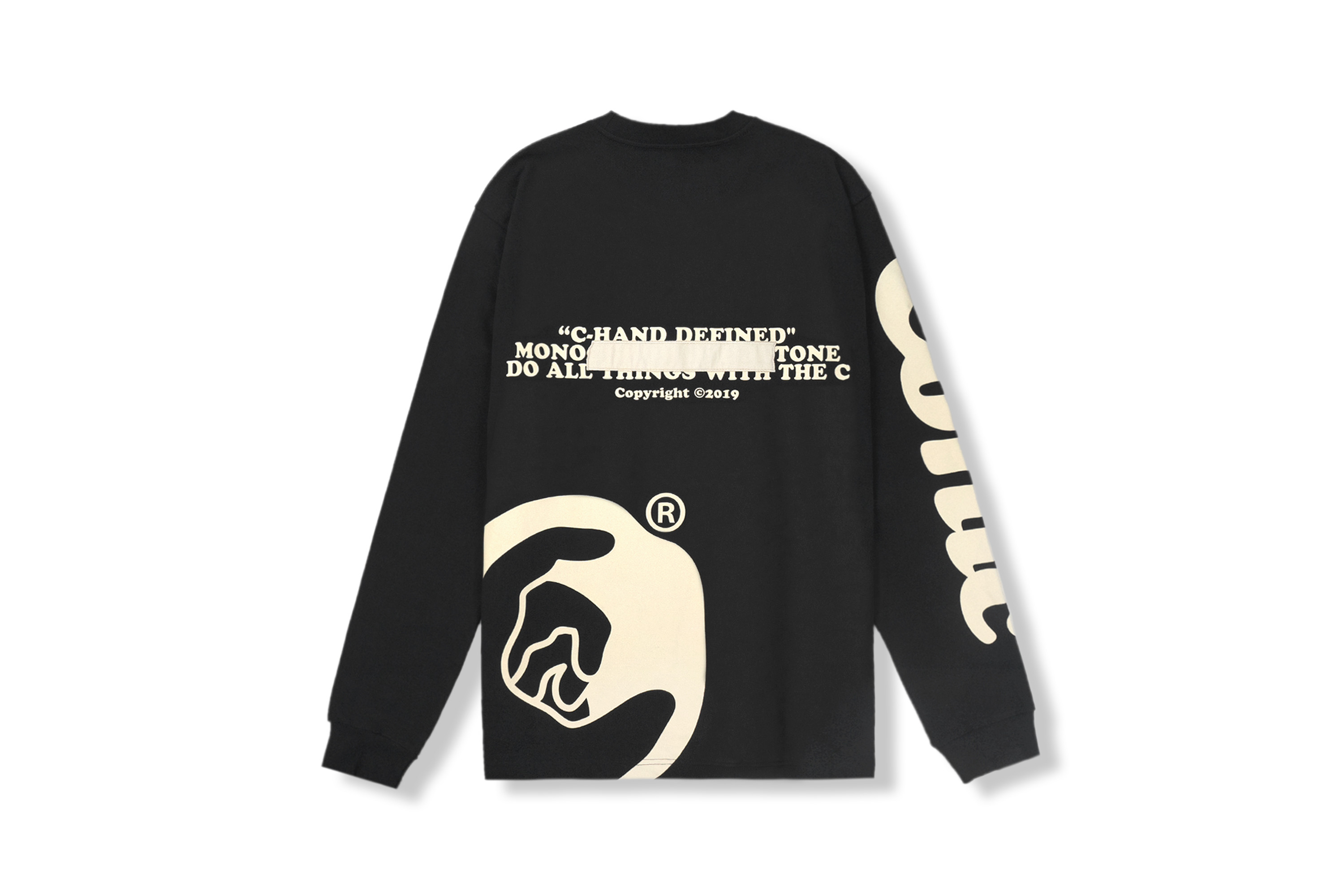 Conic C Hand Long Sleeve Black Off White Glab Vn