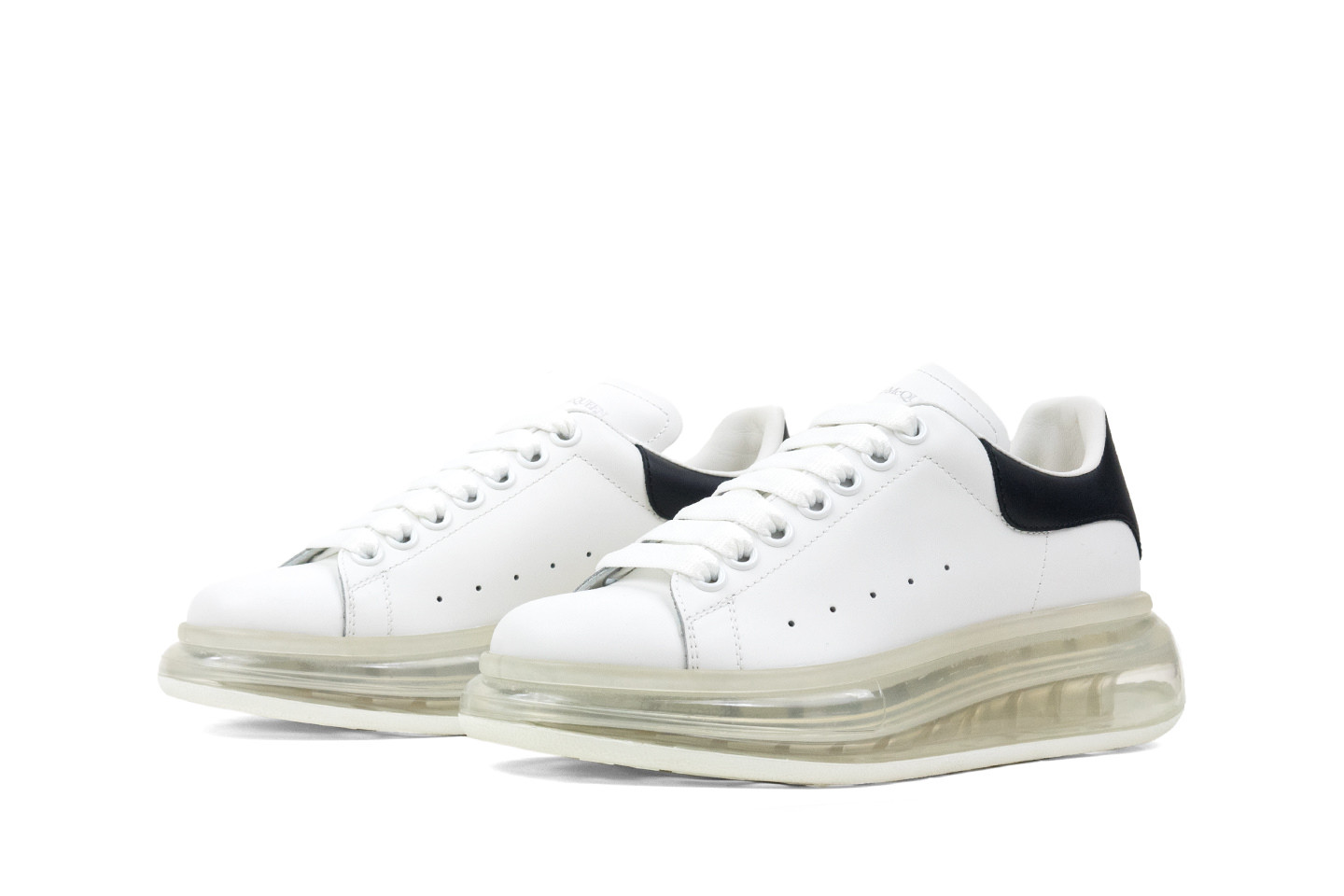 alexander mcqueen white clear sole