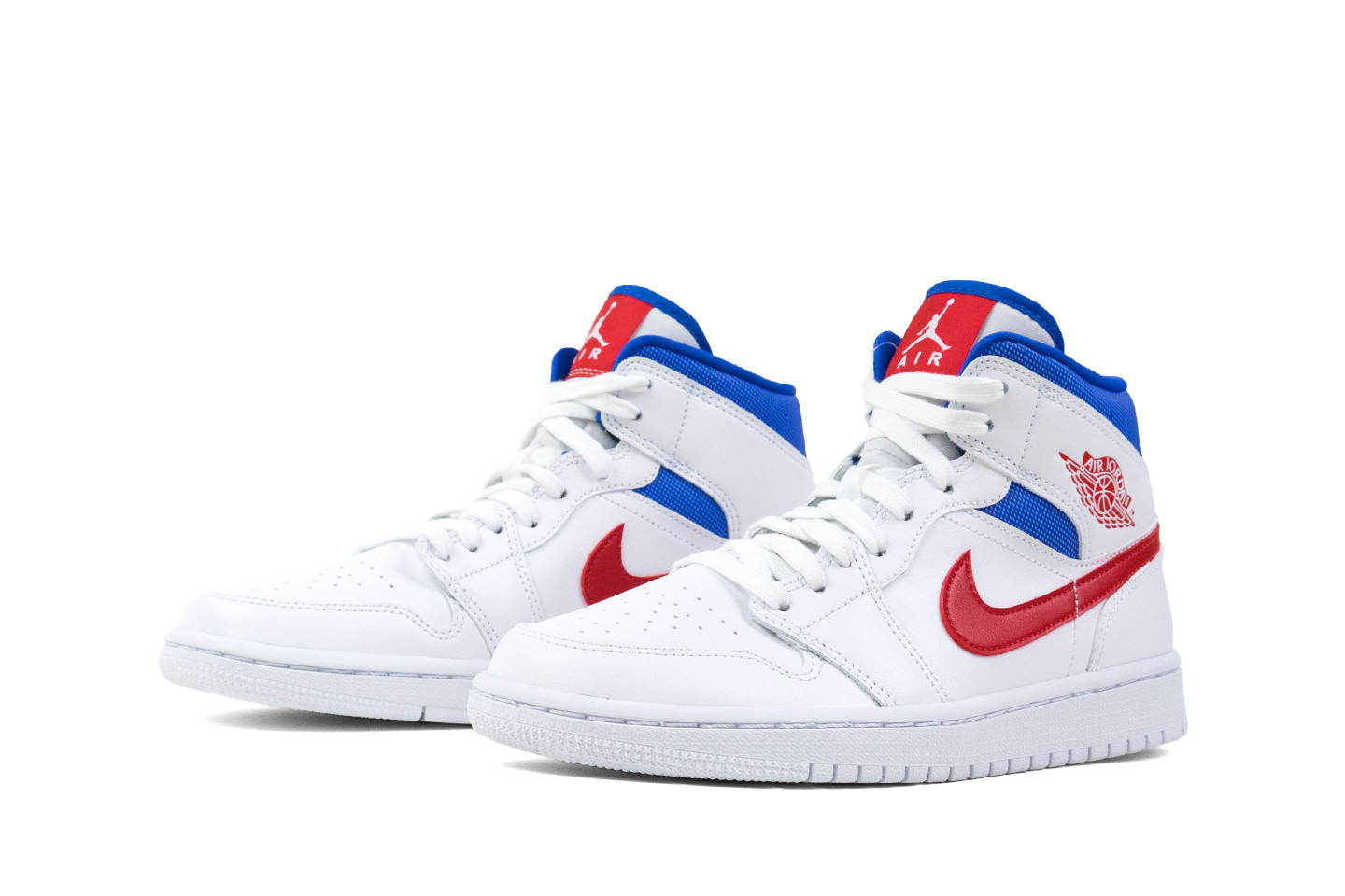 air jordan 1 white red royal