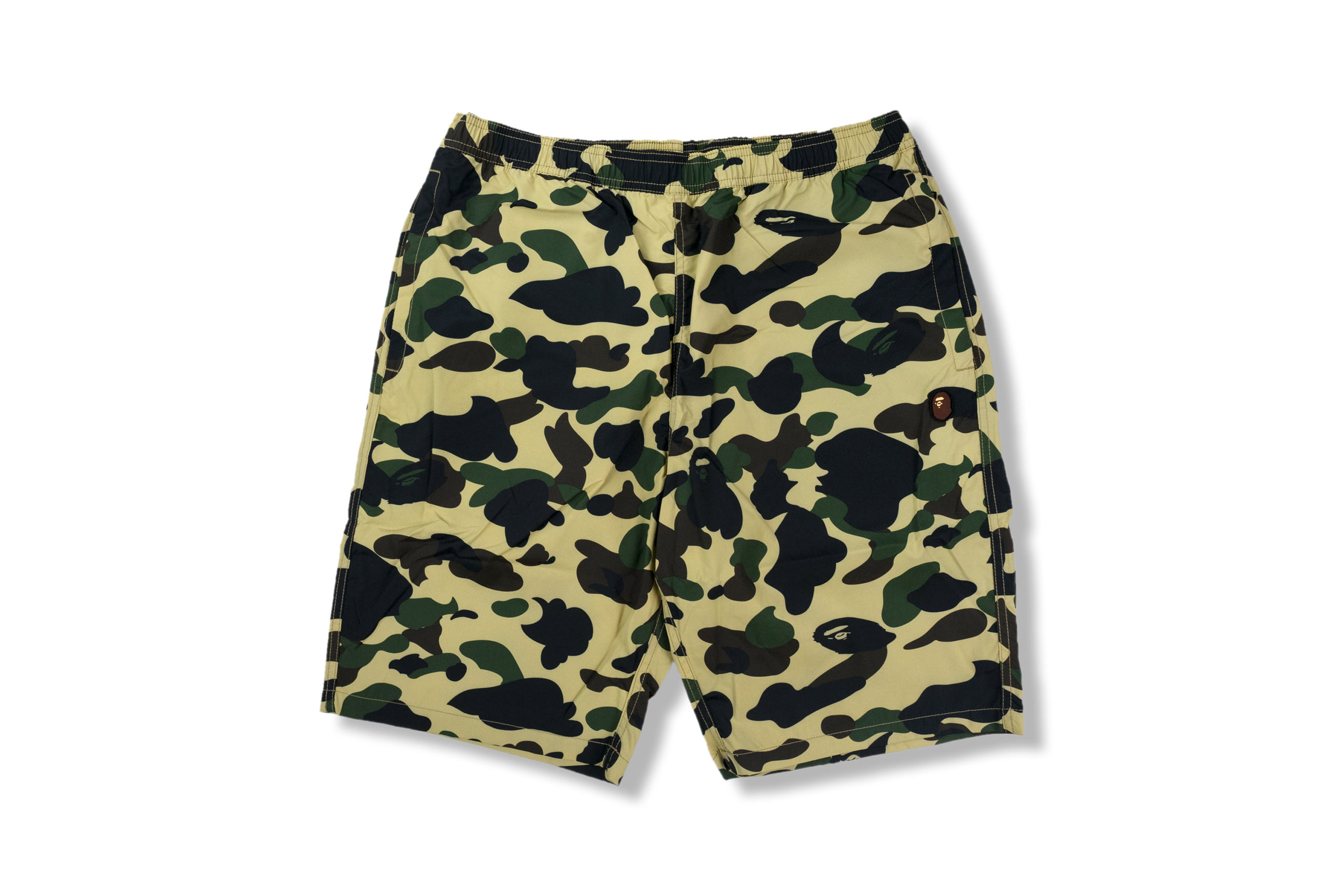 bape shorts yellow