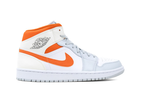 Air Jordan 1 Mid Starfish Pure Platinum