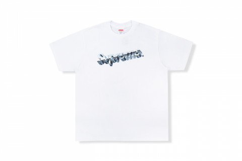Supreme Chrome Logo Tee White