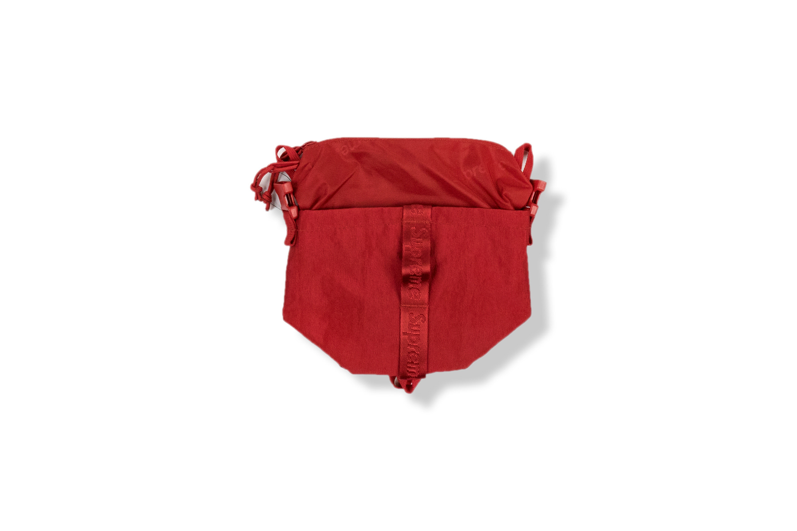 supreme neck pouch red