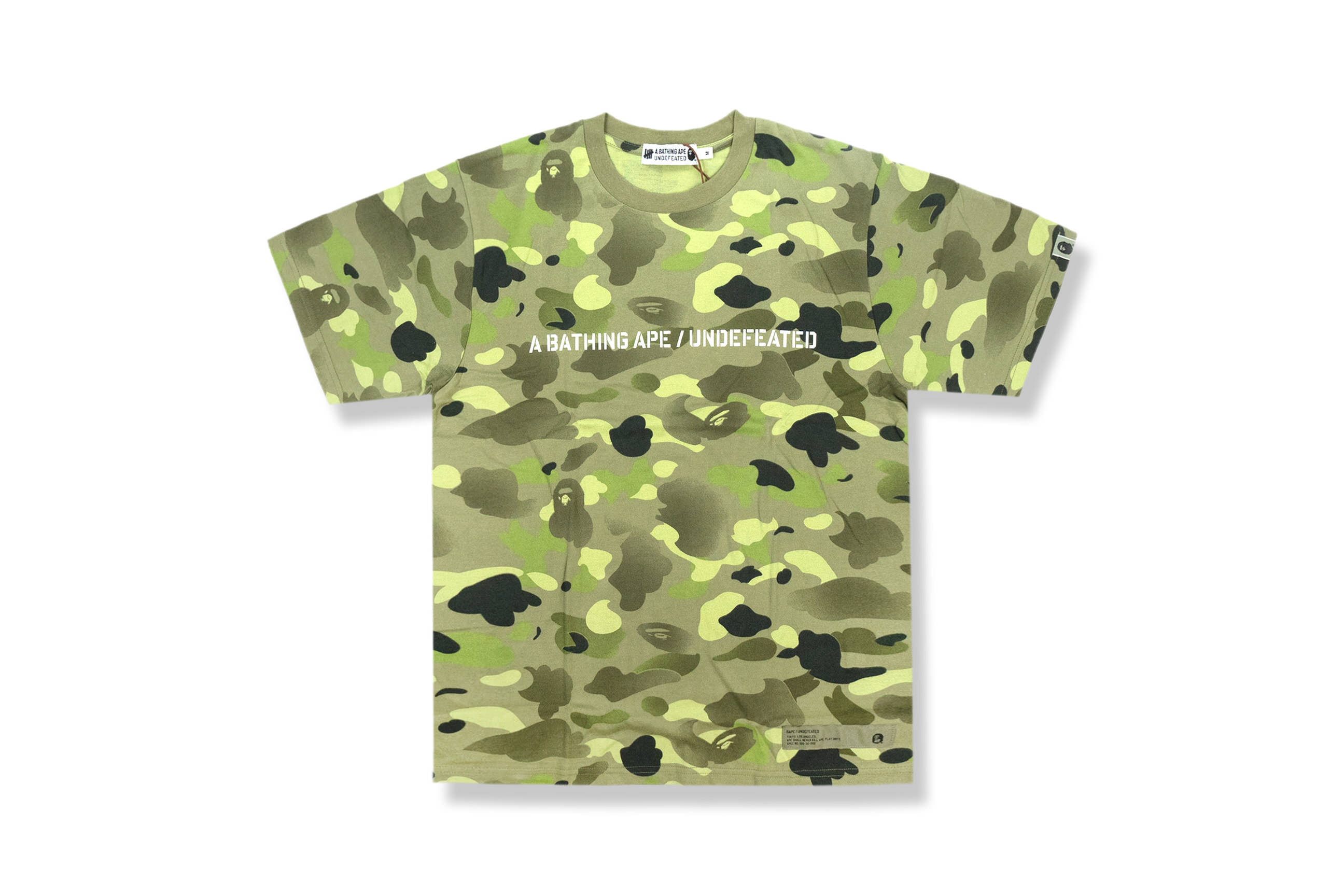 bape undefeated t shirt