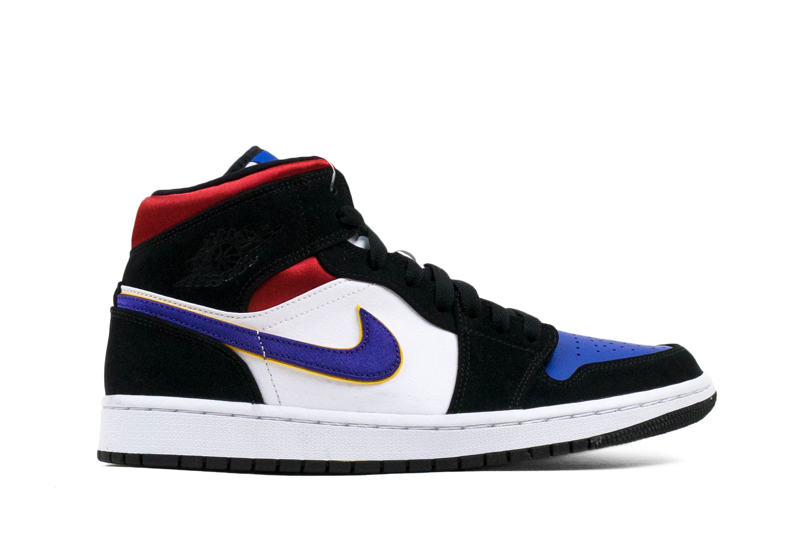 jordan 1 mid top 3 lakers