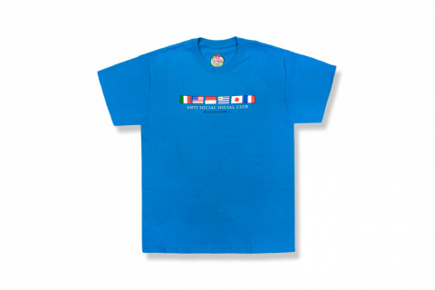 Anti Social Social Club Oceans Tee Blue