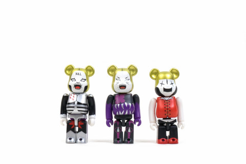 Bearbrick Detroit Metal City (DMC) Set 3pcs Bearbrick Detroit Metal City (DMC) Set 3pcs