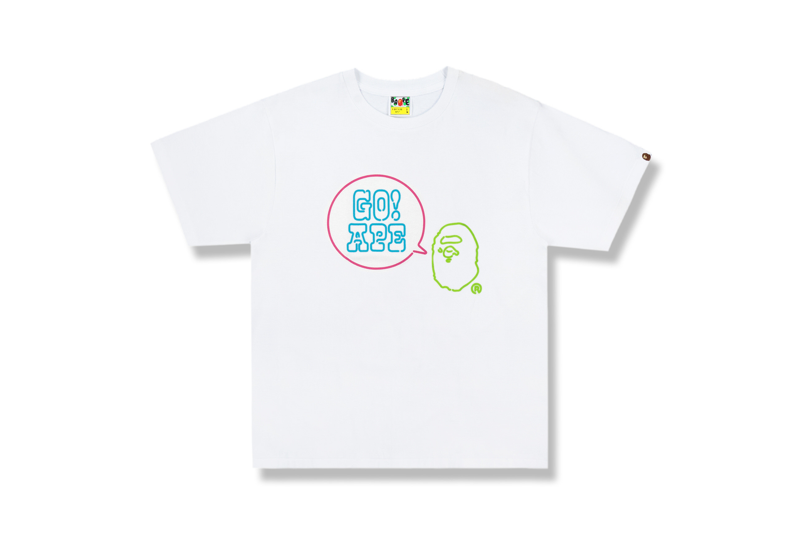 neon bape shirt