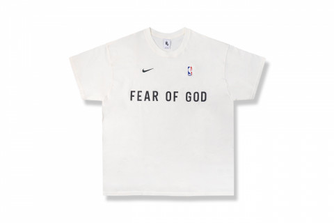 Nike X Fear Of God x NBA NRG Tee Pale Ivory