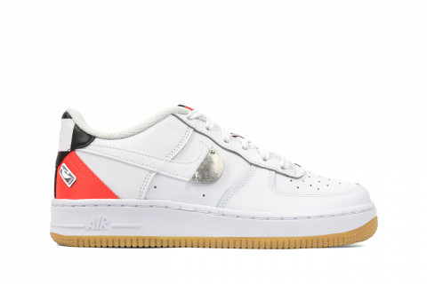Nike Air Force 1 GS HO20 White/Bright Crimson