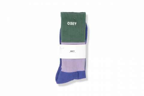 Obey Milton Purple Mountain Multi Socks
