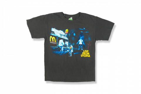 Travis Scott x McDonald's Live From Utopia Tee Black Travis Scott x McDonald's Live From Utopia Tee Black
