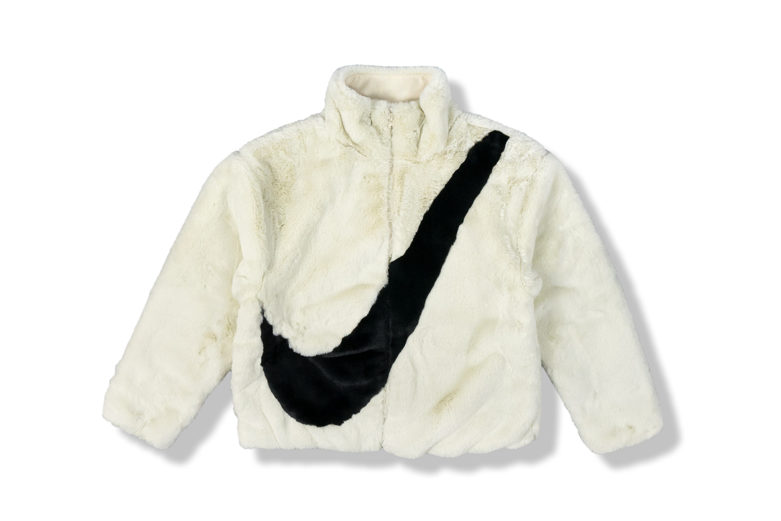 nike womens faux fur jacket