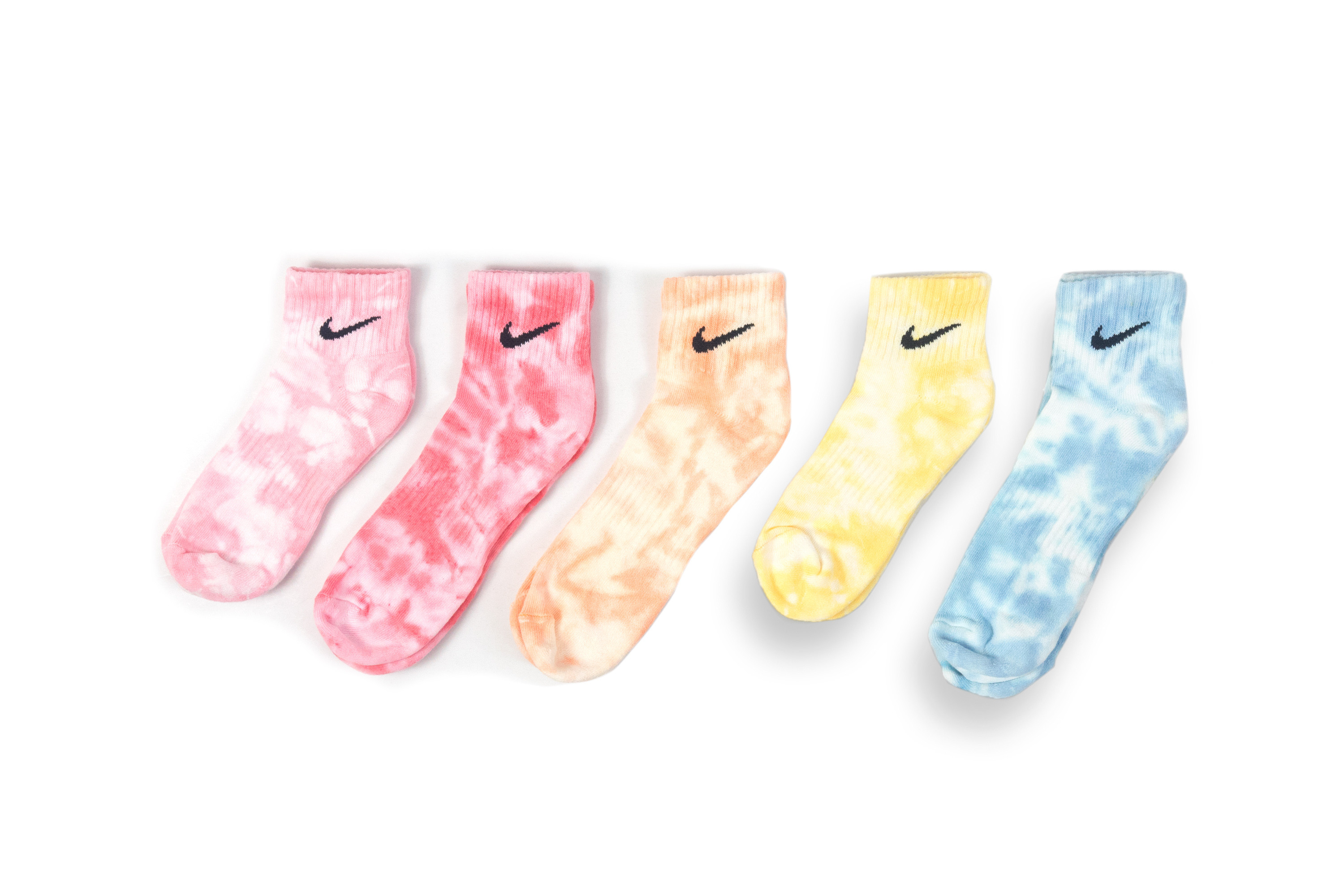 tie dye nike ankle socks