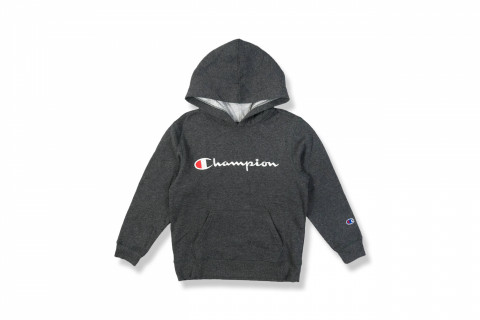 Champion Kids Grey Pullover Hoodie Champion Kids Grey Pullover Hoodie