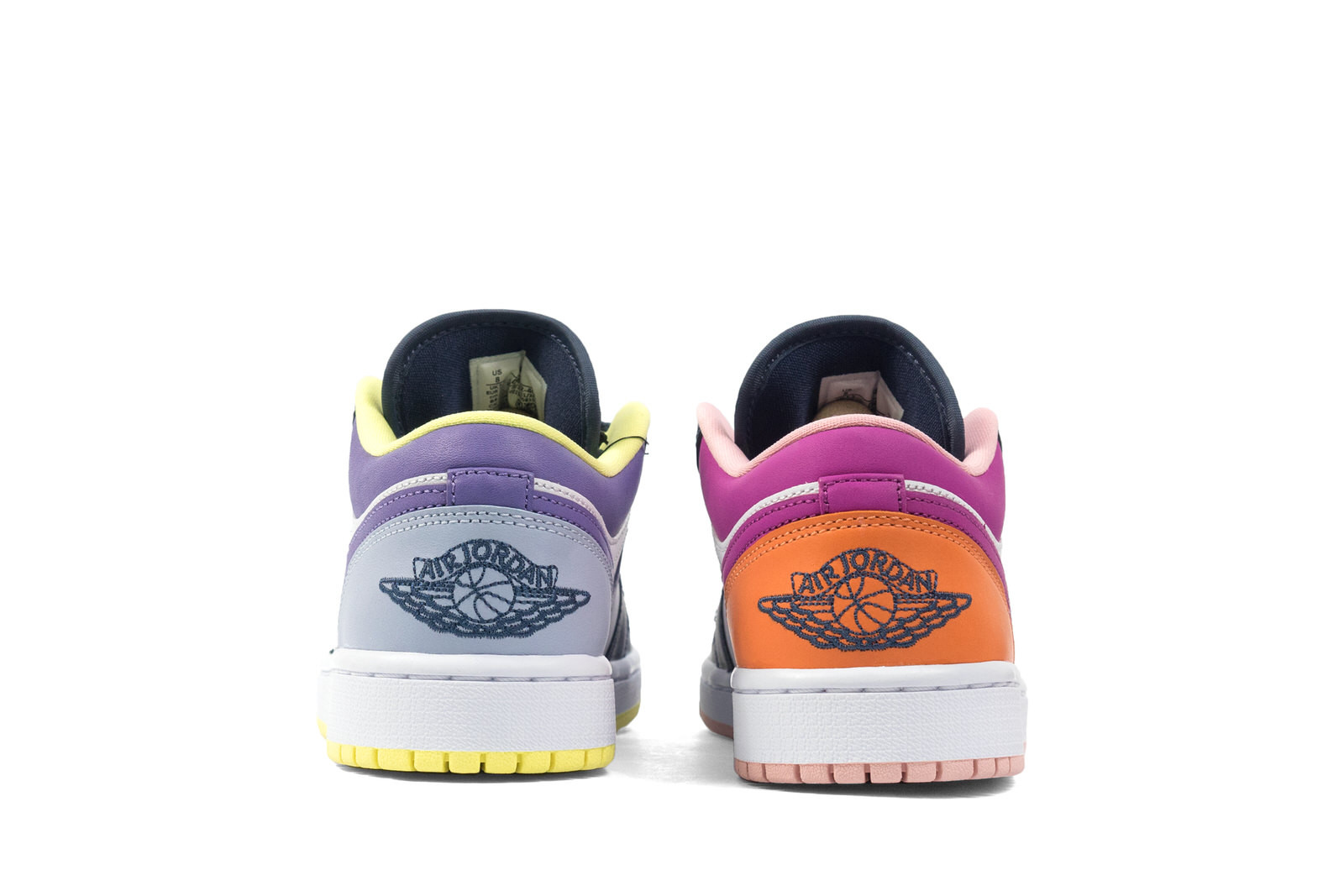 Wmns Air Jordan 1 Low SE Mismatched Purple Magenta - GLAB.VN