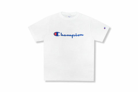 Champion Script Basic Logo White Tee