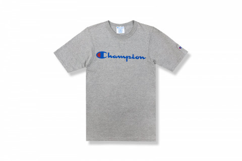 Champion Jersey Script Grey Tee