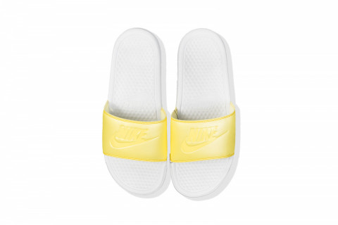 Nike WMNS Benassi JDI White Metalic Gold