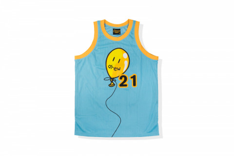 Drew House Mesh Joy Basketball Jersey - Sea Blue