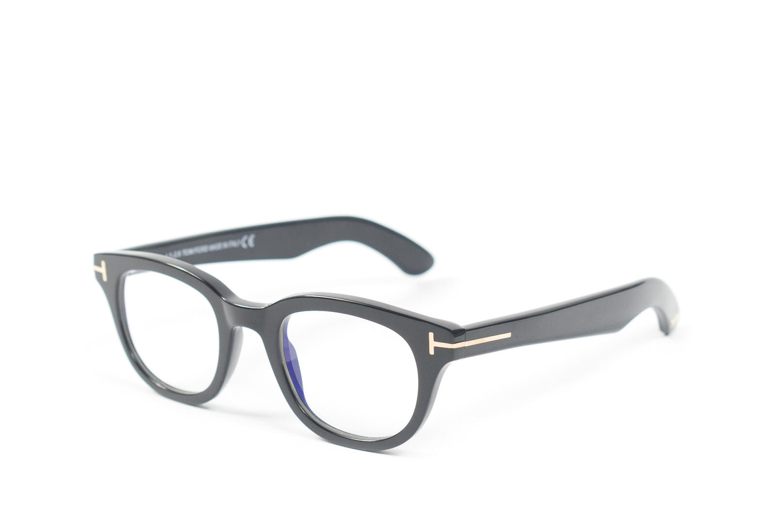 tom ford glasses black and gold