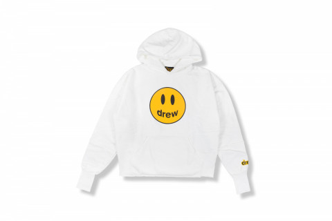 Drew House Mascot Deconstructed Hoodie Off White Drew House Mascot Deconstructed Hoodie Off White