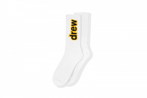 Drew House Secret Socks White