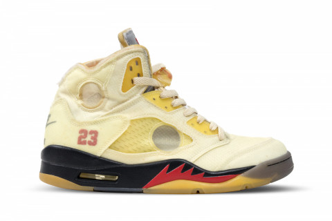 Air Jordan 5 Retro OFF-WHITE Sail