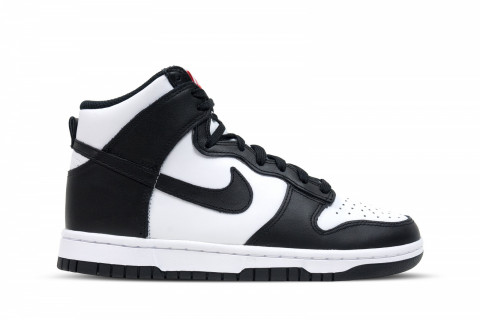 Wmns Nike Dunk High 'Black White'