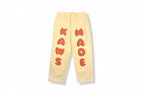 HUMAN MADE x KAWS Corduroy Print Pants Natural