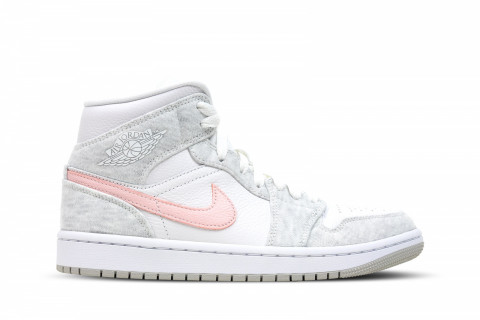 Wmns Air Jordan 1 Mid SE 'White Light Iron Ore'