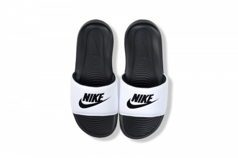 Nike Victori One Slides Black White Nike Victori One Slides Black White