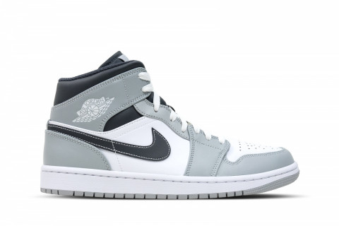 Air Jordan 1 Mid Light Smoke Grey Anthracite