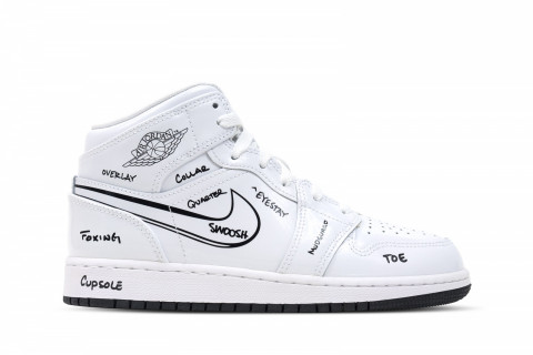 Air Jordan 1 Mid Schematic (GS)