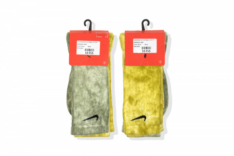 Nike Everyday Plus Cushioned Tie Dye Crew Socks Multi Colour (2 PAIRS)