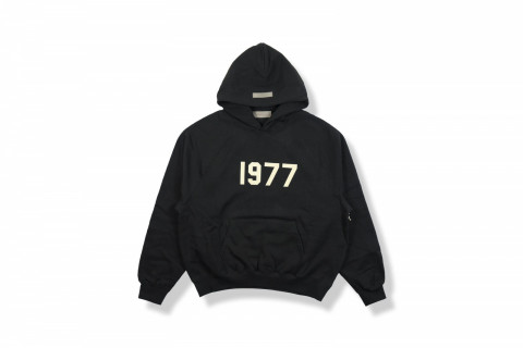 Fear of God Essentials 1977 Hoodie Iron - SS22 Fear of God Essentials 1977 Hoodie Iron - SS22