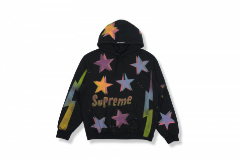 Supreme Gonz Stars Hoodie  Black