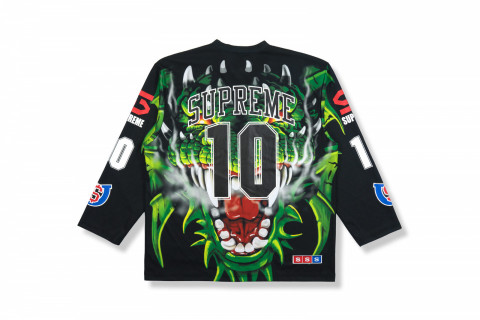 Supreme Dragon Hockey Jersey Black