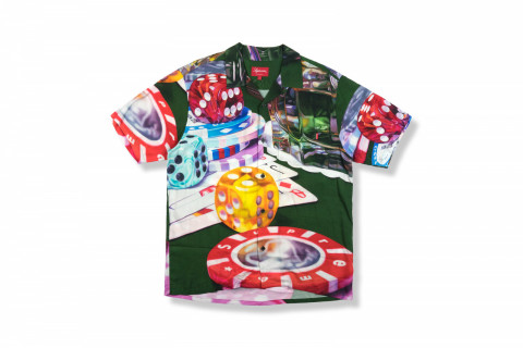 Supreme Casino Rayon Shirt Green 